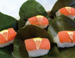柿の葉寿司　鮭５個入